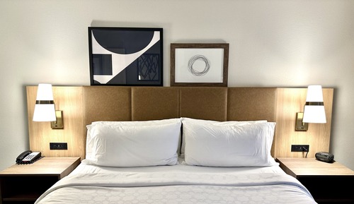 Suite estudio, 1 cama de matrimonio grande, cocina