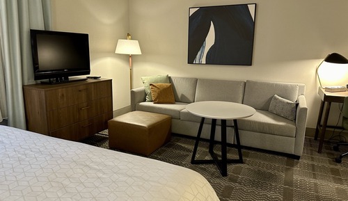 Suite estudio, 1 cama de matrimonio, cocina
