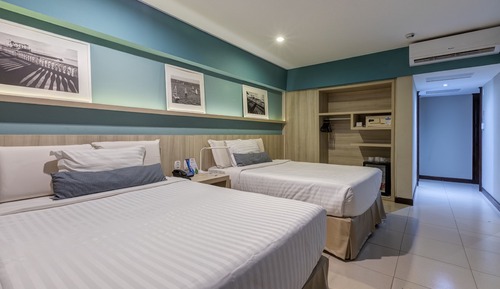Habitación estándar, vistas parciales al mar