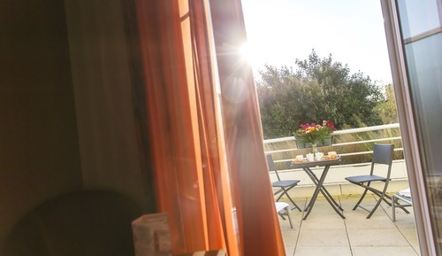 Habitación, terraza