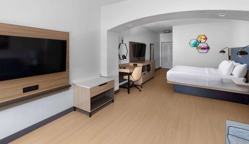 Habitación ejecutiva, 1 cama de matrimonio grande, no fumadores (Mobility,Hearing,Roll-In Shower)