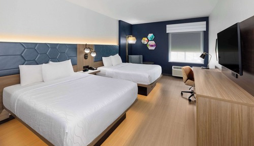 Habitación, 2 camas de matrimonio, no fumadores