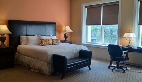 Habitación ejecutiva, 1 cama de matrimonio grande con sofá cama, vistas a la ciudad