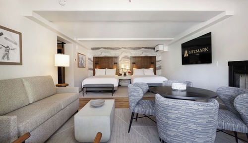 Habitación Premium, 2 camas de matrimonio, vistas a la montaña
