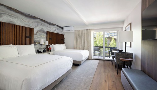 Habitación estándar, 2 camas de matrimonio, vistas al río