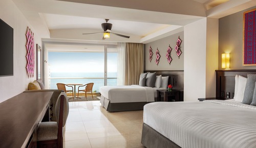 Suite junior, 2 camas dobles, vistas al mar (Fiesta Club)