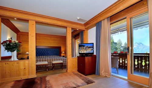 Suite junior, vistas al parque