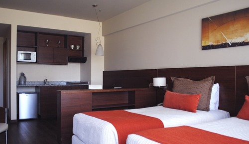 Apartamento junior, 2 camas individuales, cocina básica