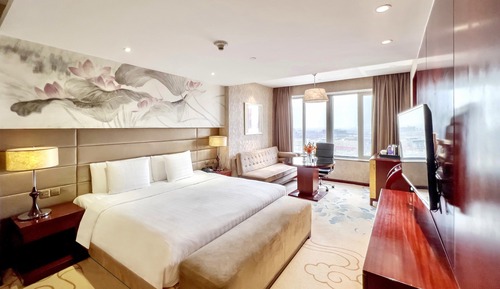 Habitación estándar, 1 cama de matrimonio grande, Acceso al salón del club (Lounge Access)