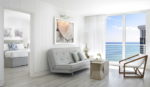 Suite, 1 cama de matrimonio grande, vistas parciales al mar