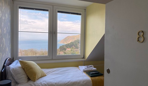 Habitación individual, baño privado, vistas al mar