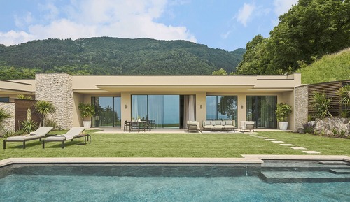 Villa de lujo, 3 habitaciones, piscina privada, vistas al lago