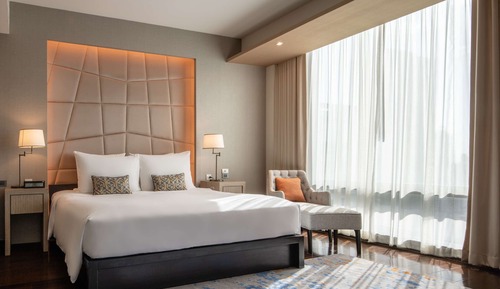 Suite familiar, 1 cama de matrimonio grande, vistas a la ciudad