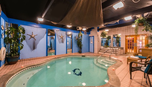 Suite, bañera de hidromasaje (Private Heated Indoor Swimming)