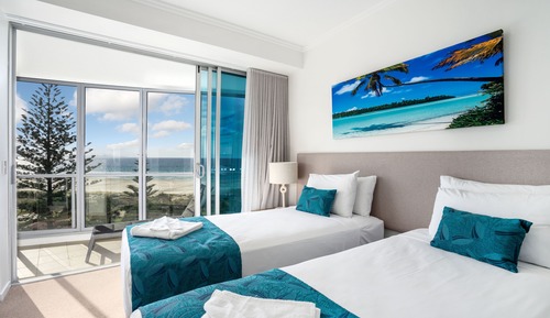 Apartamento, 2 habitaciones, vistas a la playa