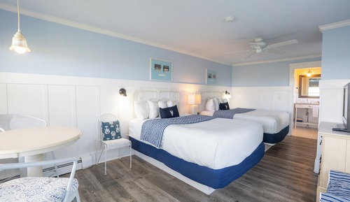 Habitación clásica, 2 camas de matrimonio, frente al mar