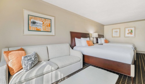 Habitación Premier, 2 camas de matrimonio, vistas al complejo turístico