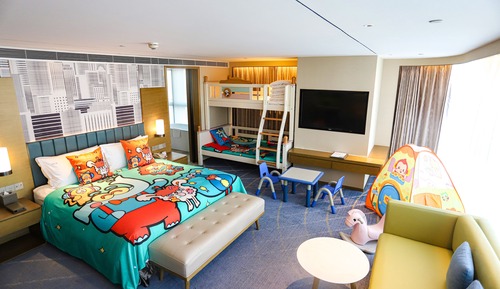 Habitación Premium, varias camas