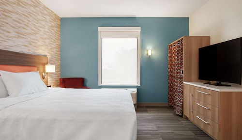 Suite, 1 cama de matrimonio grande (Roll-In Shower, Mobility & Hearing)