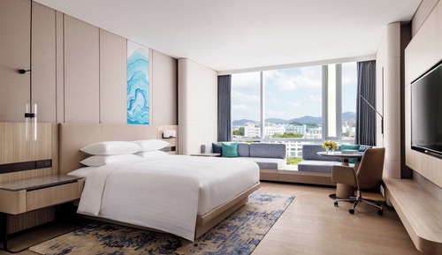 Habitación, 1 cama de matrimonio grande, vistas al jardín