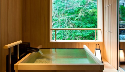Habitación con 2 camas individuales, no fumadores (Japanese, Semi Open-Air Onsen)