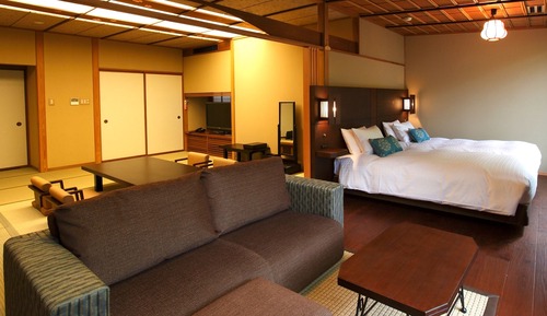 Habitación, no fumadores, baño privado (JPN Western B,  Semi Open-Air Onsen)