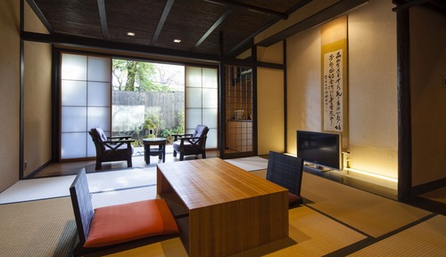 Habitación Premium, baño privado (Tatami Area, Open-Air Bath, A)