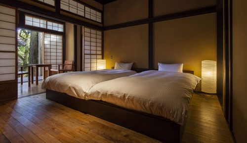 Habitación Premium, baño privado (Tatami Area, Open-Air Bath, B)