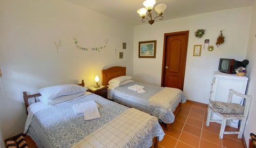Habitación doble superior, vistas al jardín