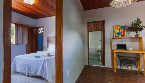 Habitación cuádruple familiar, 1 habitación, vistas al jardín