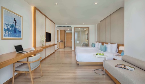Suite Premier, 2 camas individuales, balcón, vistas al mar (Daily 60 mins Spa Treatment)