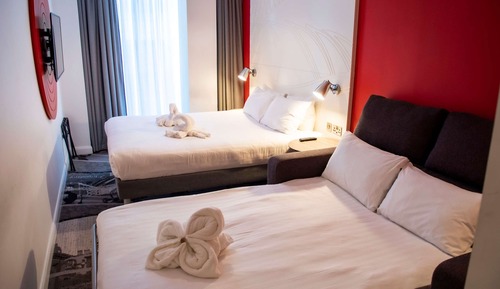 Habitación, 1 cama doble con sofá cama