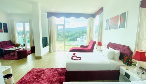 Habitación de lujo con 2 camas individuales