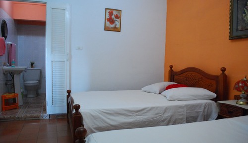Habitación con 1 cama doble o 2 individuales