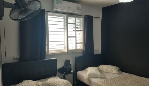 Habitación con 1 cama doble o 2 individuales