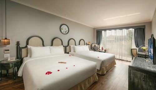 Habitación familiar, 2 camas de matrimonio