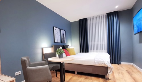 Habitación Confort con 1 cama doble o 2 individuales