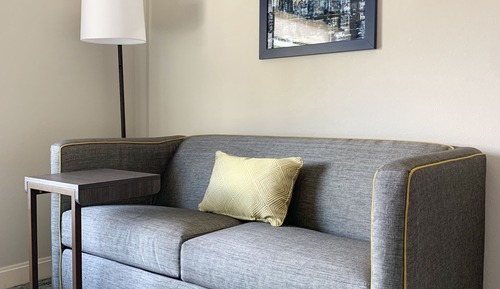 Habitación, 1 cama de matrimonio grande con sofá cama, accesible para personas con discapacidad