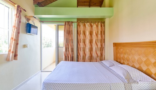 Habitación básica, 1 cama de matrimonio, balcón