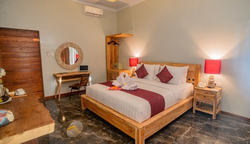 Habitación Deluxe, 1 cama de matrimonio grande, vistas al jardín