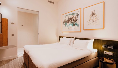 Habitación básica con 1 cama doble o 2 individuales, 1 habitación