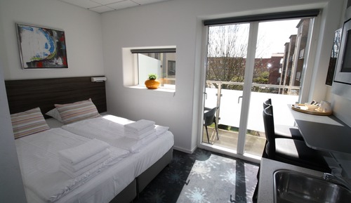 Habitación doble, balcón
