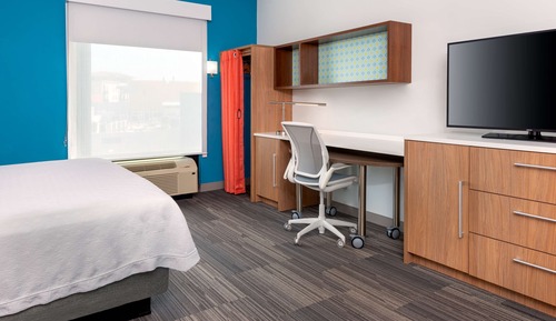 Suite estudio, 1 cama de matrimonio grande, vistas a la ciudad