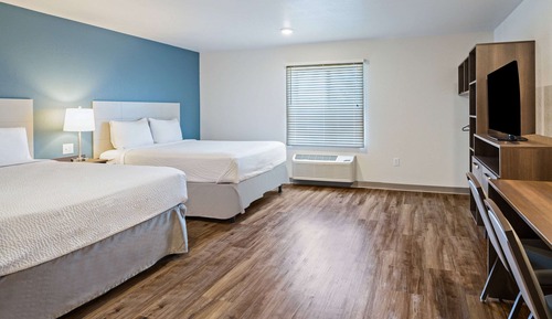 Habitación, 2 camas de matrimonio, accesible para personas con discapacidad, no fumadores