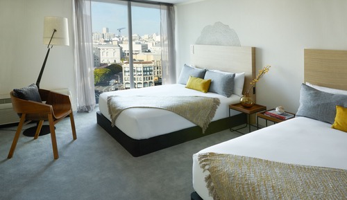 Habitación ejecutiva, 2 camas de matrimonio, no fumadores (High Floor)