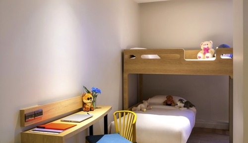 Habitación familiar, varias camas