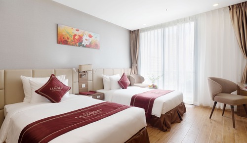 Habitación Premier con 2 camas individuales, 1 habitación, vistas al mar