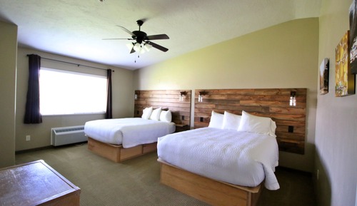 Habitación Deluxe, 2 camas de matrimonio, no fumadores