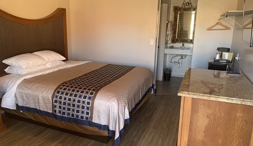 Cabaña Deluxe, 1 cama de matrimonio grande, accesible para personas con discapacidad