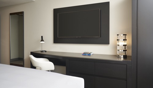 Habitación, varias camas